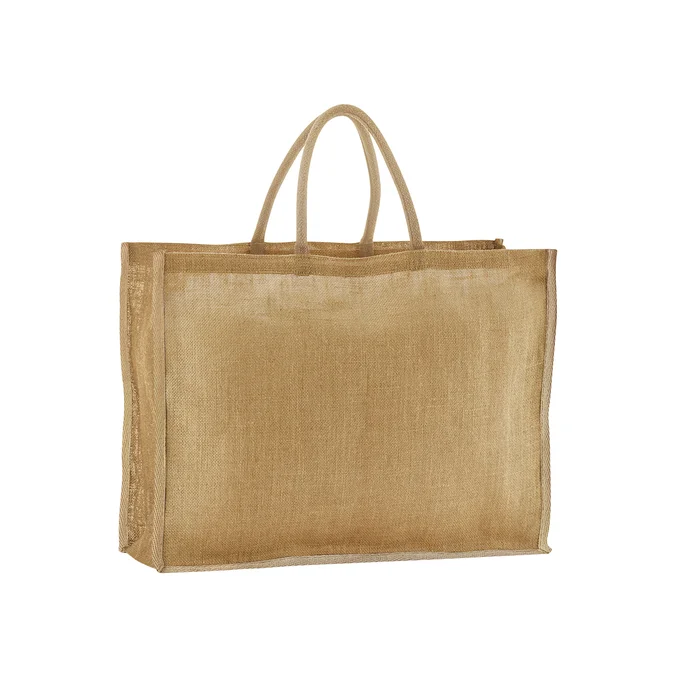 Produktbilde for Westford Mill Natural Starched Jute 46L Shoppingbag