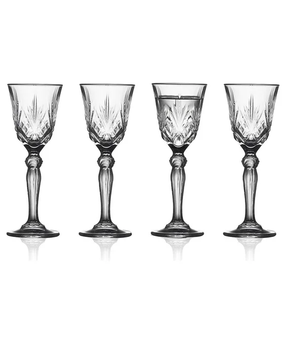 Produktbilde for Lyngby Glas Melodia 5 cl 4 stk Krystall Snapsglass