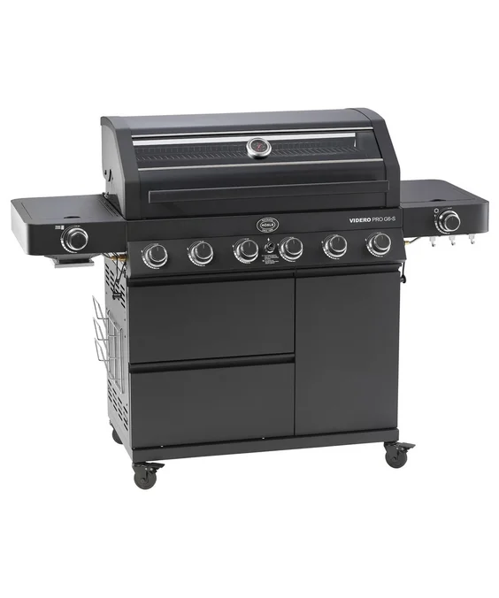 Produktbilde for Rösle Videro PRO G6-S Vario+ Gassgrill 27500W Matt Svart