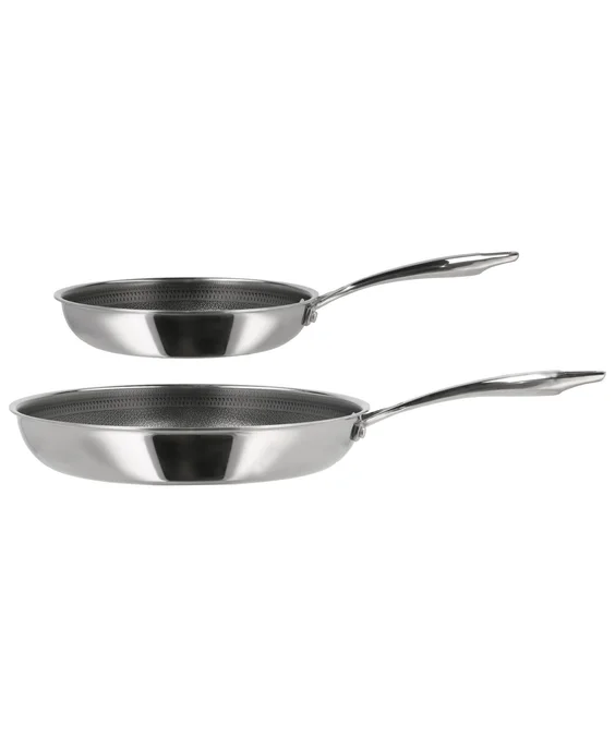 Produktbilde for Pillivuyt Gourmet Paillon Hybrid 20+28 cm Rustfritt Stål Stekepannesett