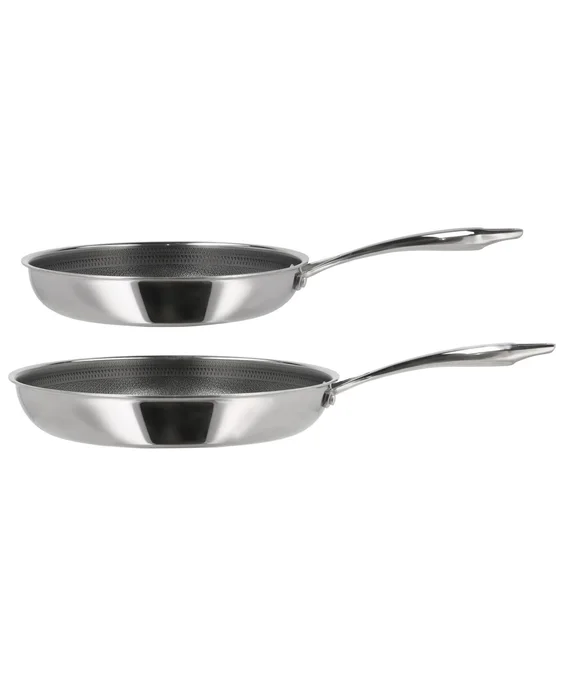 Produktbilde for Pillivuyt Gourmet Paillon Hybrid 24+28 cm Rustfritt Stål Stekepannesett