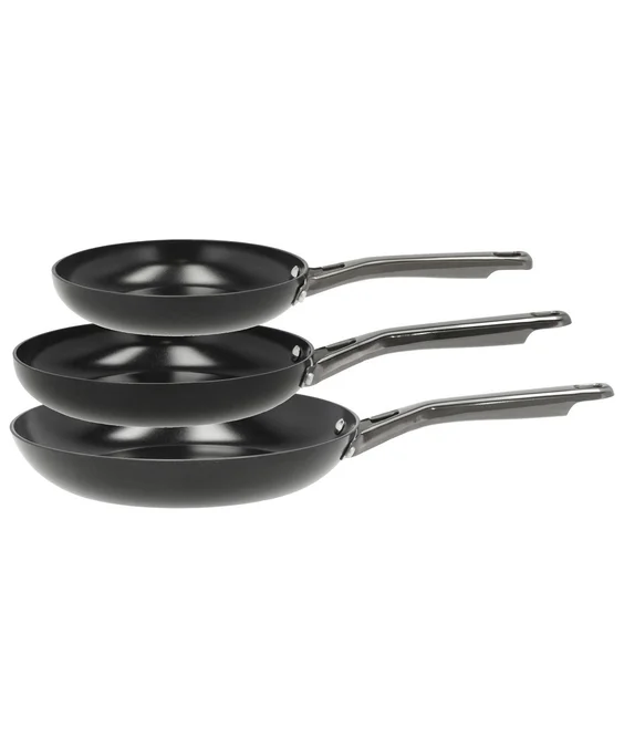 Produktbilde for Pillivuyt Gourmet Blavet 3 deler Stekepannesett Resirkulert Aluminium Keramisk Belegg