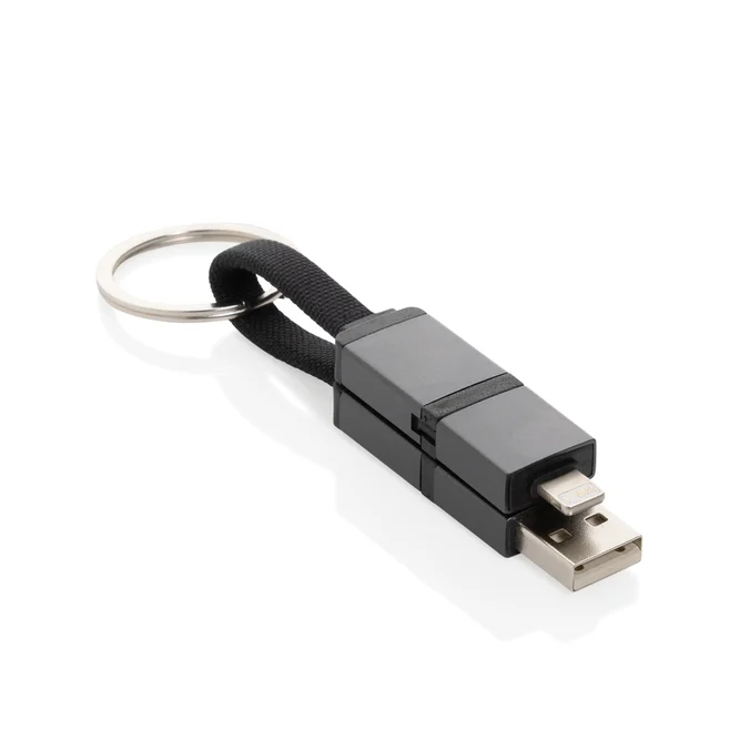 Produktbilde for XD Xclusive Terra Resirkulert Aluminium 4-i-1 60 W Hurtig Ladekabel
