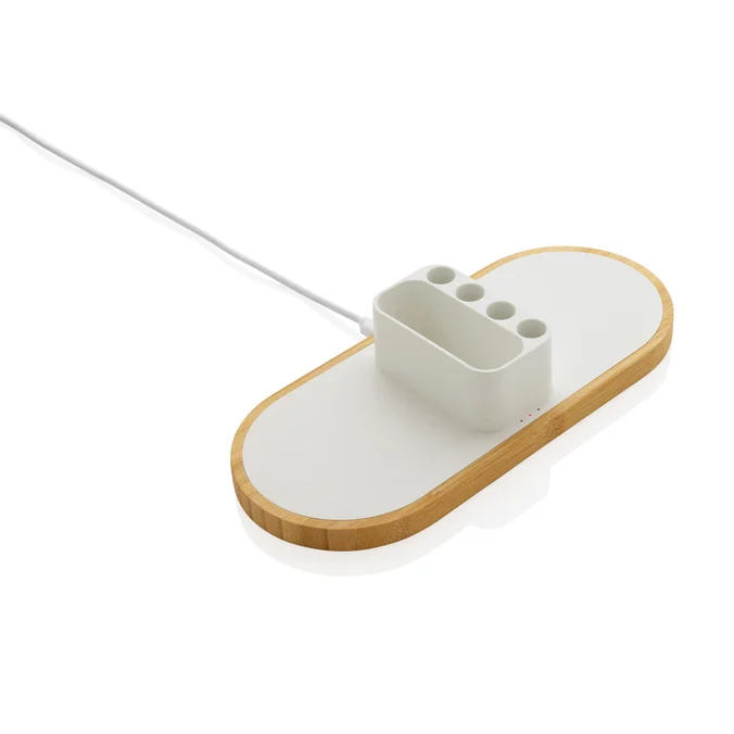 Produktbilde for XD Xclusive Ontario RCS Resirkulert Plast Penneholder og Dobbel 10W Ladeplate