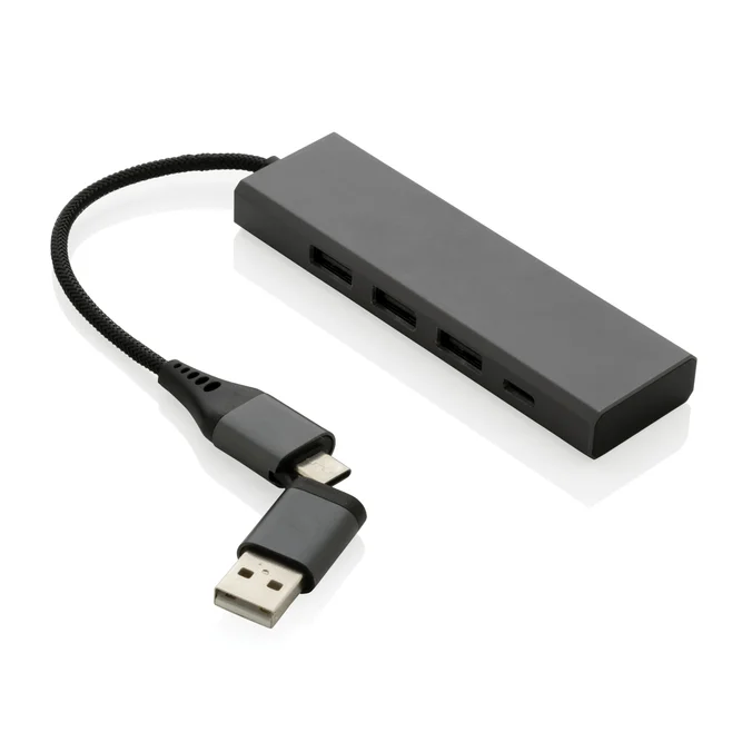 Produktbilde for XD Xclusive Terra RCS Resirkulert Aluminium USB Hub