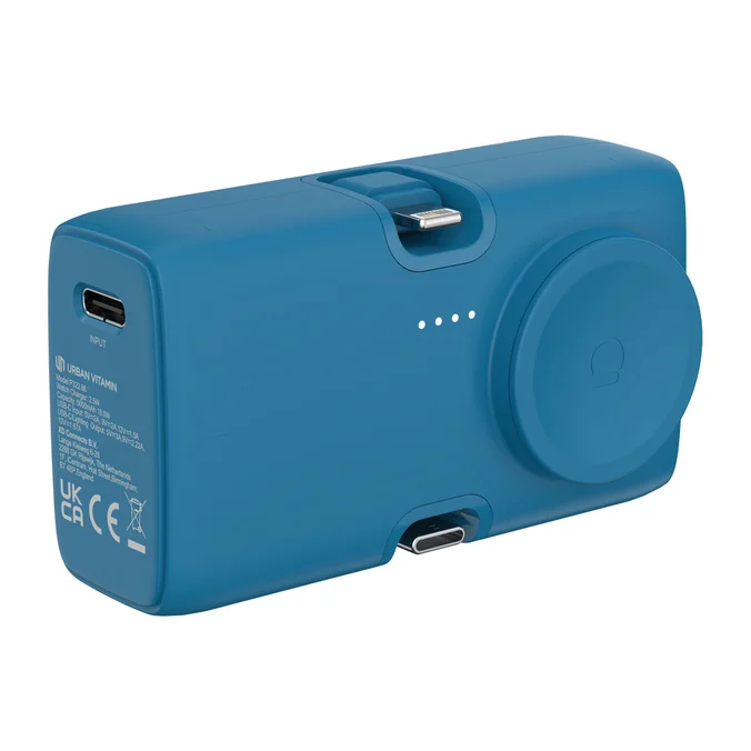 Produktbilde for Urban Vitamin San Diego 5000 mAh RCS Resirkulert Plast 20 W PD Klokkelader og  Powerbank