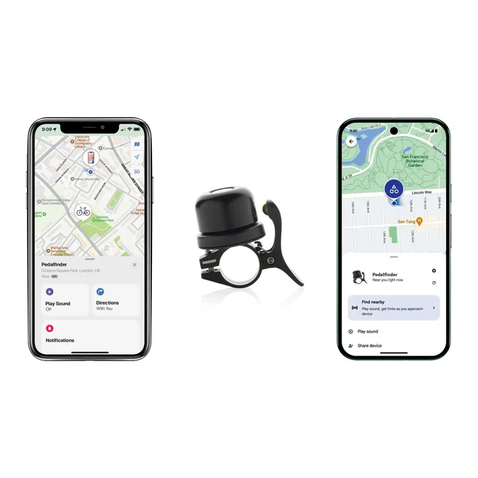 Produktbilde for XD Collection Bike Finder Dual RCS Ringeklokke til Sykkel med Sporing