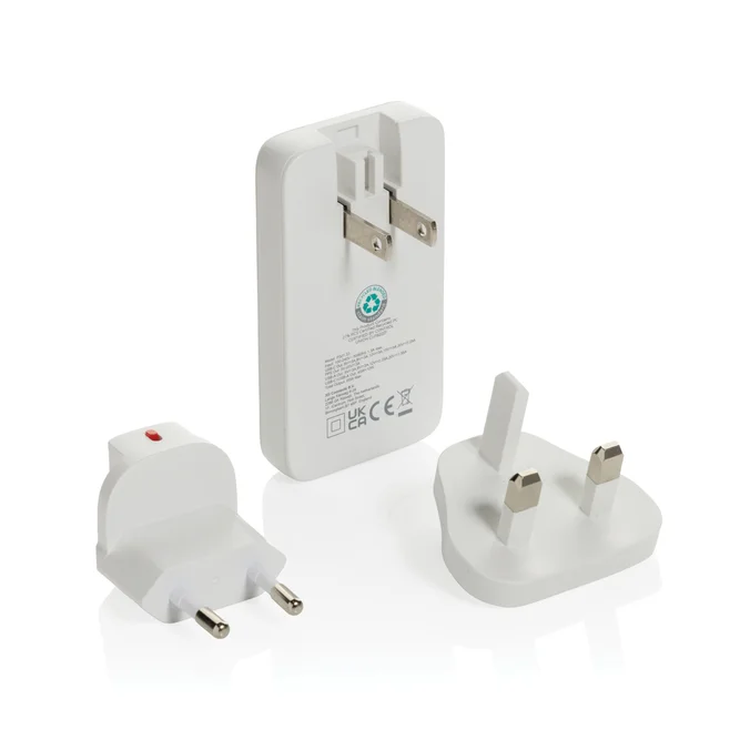Produktbilde for XD Collection Fluxo 65W RCS Resirkulert Plast GAN Vegglader med Universalkontakter