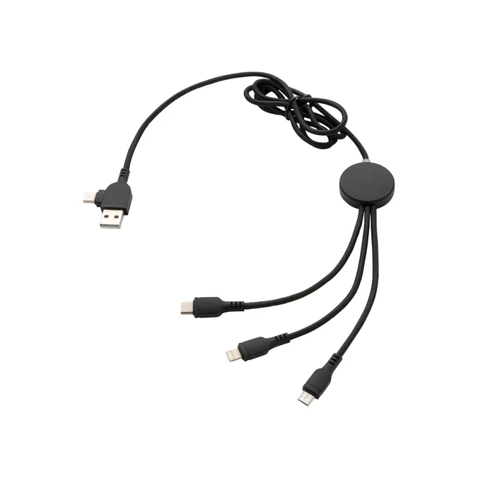 Produktbilde for XD Collection Lysende Logo 6-i-1 Ladekabel