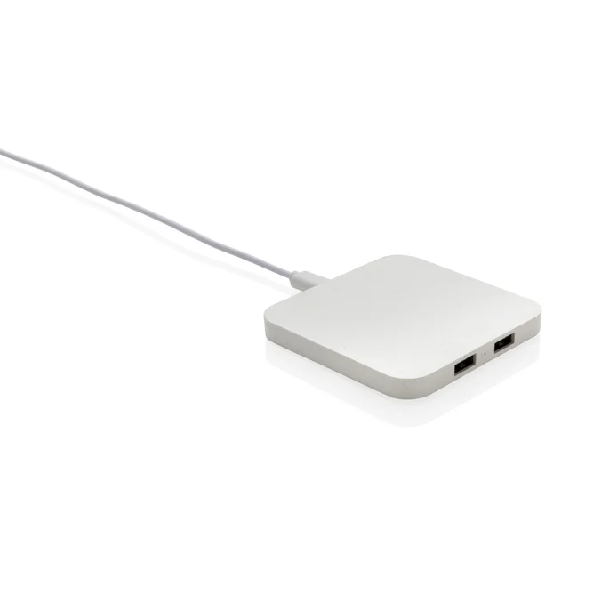 Produktbilde for XD Collection RCS Resirkulert Plast USB Hub og 10W Ladeplate