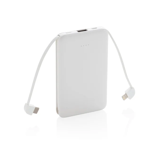 Produktbilde for XD Collection 5000 mAh Integrerte Kabler Powerbank