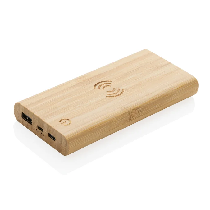 Produktbilde for XD Collection Bambus 8.000 mAh 5 W Trådløs Powerbank
