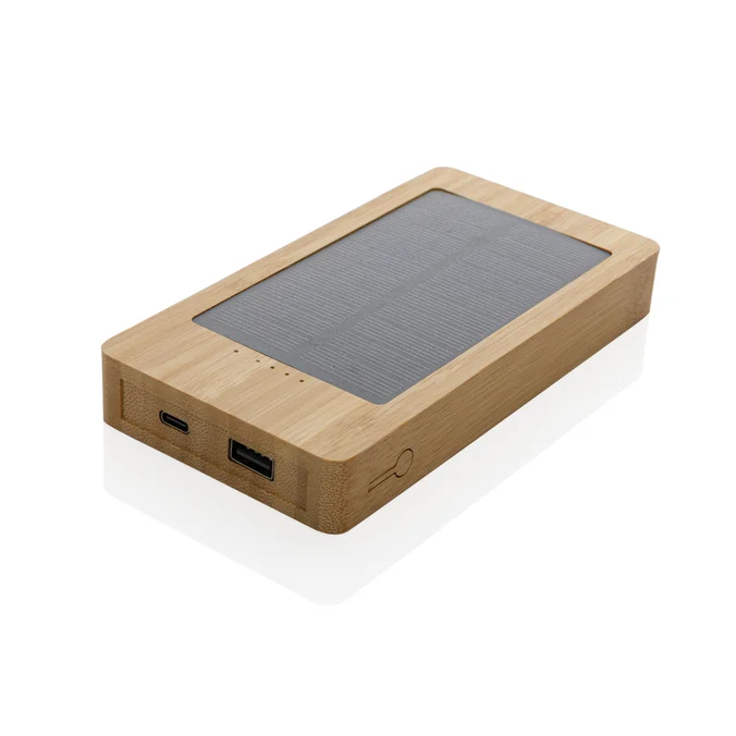 Produktbilde for XD Collection Sunwick 10.000 mAh Bambus Solcelle Powerbank