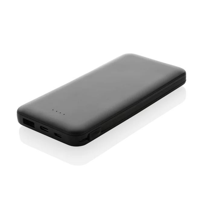 Produktbilde for XD Collection Lockhart 10.000 mAh RCS Resirkulert Plast Integrert Kabel Powerbank