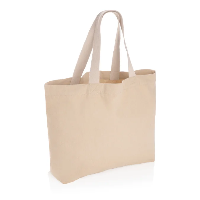 Produktbilde for XD Collection Impact Aware 240 g/m2 Ufarget Resirkulert Bomullscanvas 27L Shoppingbag