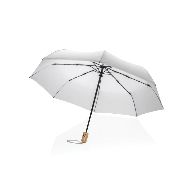 Produktbilde for XD Collection Impact AWARE 190T RPET 21" Bambus Automatisk Sammenleggbar Paraply