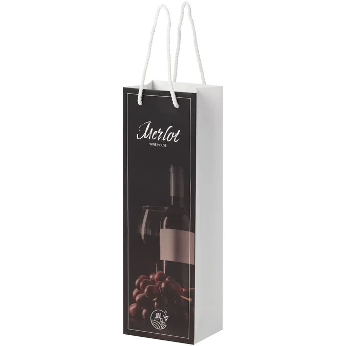 Produktbilde for Vinpose Håndlaget 170 g/m2 Laminert Papir med Plasthåndtak 