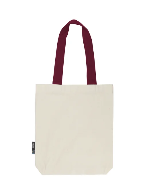 Produktbilde for Neutral Twill Kontrast Håndtak Handlenett
