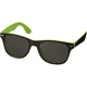 Hovedminiatyrbilde av Lime/Solid svart Sun Ray Tofarget Solbriller