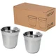 Hovedminiatyrbilde av Sølv Duo 80 ml RCS Rustfritt Stål Espressokoppsett