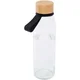 Hovedminiatyrbilde av Solid svart Porto 500 ml Glass og Bambus Drikkeflaske