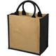 Hovedminiatyrbilde av Naturhvit/Solid svart Chennai Jute 16L Handlenett