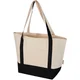 Hovedminiatyrbilde av Solid svart/Naturhvit Sam 320 g/m2 GRS Resirkulert Bomull 15L  Shoppingbag