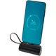 Hovedminiatyrbilde av Solid svart Alnair 5000 mAh 10 W Resirkulert Plast Type-C Mobillader med Innebygd Vippestativ