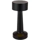 Hovedminiatyrbilde av Solid svart Aludra Oppladbar Bordlampe