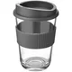 Hovedminiatyrbilde av Grå Americano® Cortado 300 ml Silikongrep Plastkopp