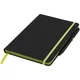 Hovedminiatyrbilde av Solid svart/Lime Noir Edge Medium Notatbok