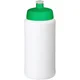 Hovedminiatyrbilde av Hvit/Grønn Baseline 500 ml Resirkulert Plast Sportsflaske