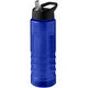Hovedminiatyrbilde av Blå/Solid svart H2O Active® Eco Treble 750 ml Tut Lokk Sportsflaske