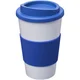 Hovedminiatyrbilde av Mellomblå/Hvit Americano® 350 ml Termokopp med Silikongrep