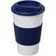 Hovedminiatyrbilde av Blå/Hvit Americano® 350 ml Termokopp med Silikongrep