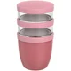 Hovedminiatyrbilde av Rosa Mepal Ellipse 3-delers Isolert Matbeholder