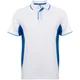 Hovedminiatyrbilde av Hvit/Kongeblå Roly Montmelo Unisex Teknisk  Poloskjorte