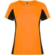 Hovedminiatyrbilde av Fluor oransje/Solid svart Roly Shanghai Teknisk T-skjorte Dame