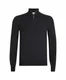 Hovedminiatyrbilde av Sort Tracker Pima Cotton Half-Zip Strikkegenser