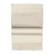 Hovedminiatyrbilde av Ivory/beige Elvang River Alpakkaull Pledd