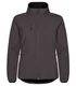 Hovedminiatyrbilde av Dark Grey Clique Classic Softshelljakke Dame