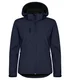 Hovedminiatyrbilde av Dark Navy Clique Classic Hoody Softshelljakke Dame