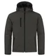 Hovedminiatyrbilde av Dark Grey Clique Vattert Hoody Softshelljakke