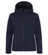 Hovedminiatyrbilde av Dark Navy Clique Vattert Hoody Softshelljakke Dame