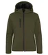 Hovedminiatyrbilde av Fog Green Clique Vattert Hoody Softshelljakke Dame