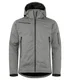 Hovedminiatyrbilde av Anthracite Melange Clique Grayland Vattert Softshelljakke