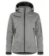 Hovedminiatyrbilde av Anthracite Melange Clique Grayland Vattert Softshelljakke Dame