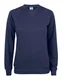 Hovedminiatyrbilde av Dark Navy Clique Premium Økologisk Bomull Collegegenser Dame