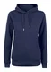 Hovedminiatyrbilde av Dark Navy Clique Premium Økologisk Bomull Hettegenser Dame