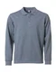 Hovedminiatyrbilde av Grey Melange Clique Basic Pologenser
